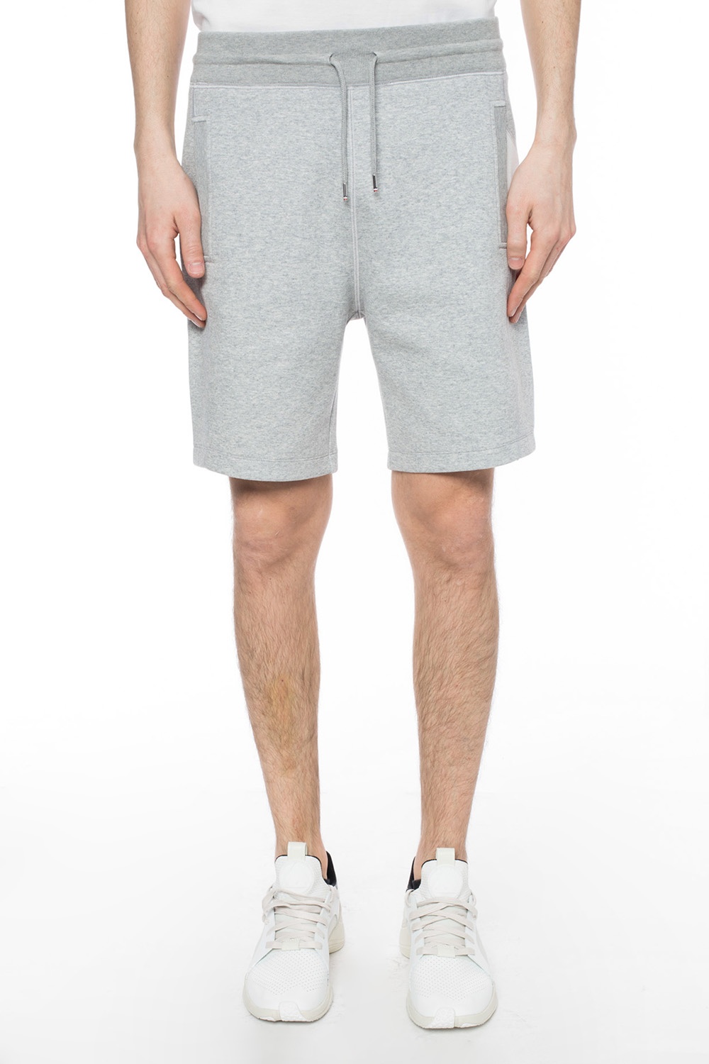 Grey Sweat shorts with logo Moncler Vitkac Australia